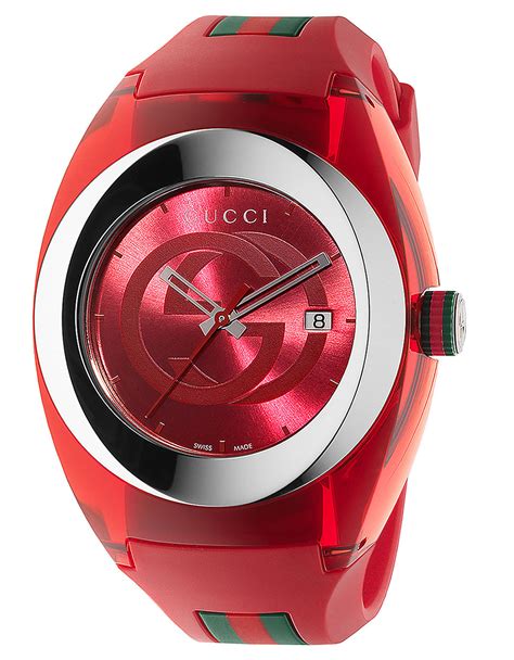 watches quartz gucci red what kind of|unisex Gucci watch.